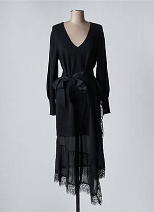 Robe pull noir TWINSET pour femme