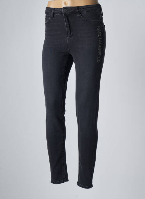 Jeans skinny gris KARL LAGERFELD pour femme