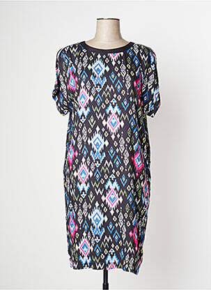 Robe mi-longue noir CECIL femme