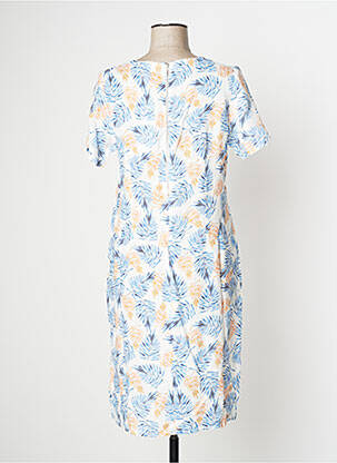 Robe mi-longue blanc SIGNE NATURE femme
