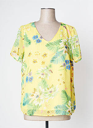 Top jaune SIGNE NATURE femme