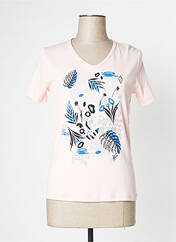 T-shirt rose CHRISTINE LAURE pour femme seconde vue