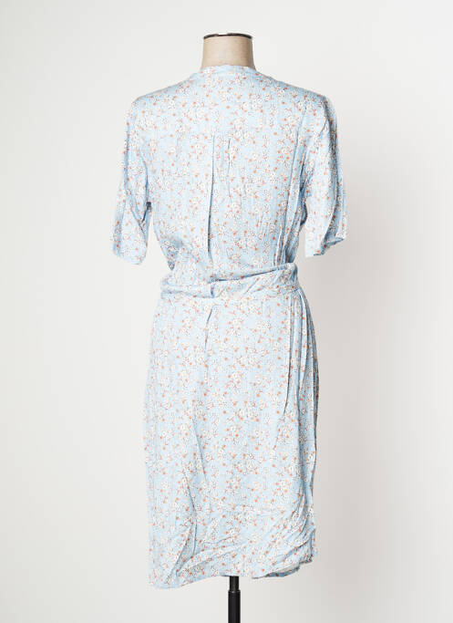 Robe mi-longue bleu SIGNE NATURE pour femme