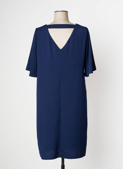 Robe mi-longue bleu SIGNE NATURE pour femme