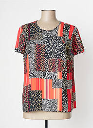 Top rouge GEVANA femme