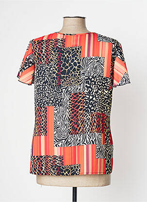 Top rouge GEVANA femme
