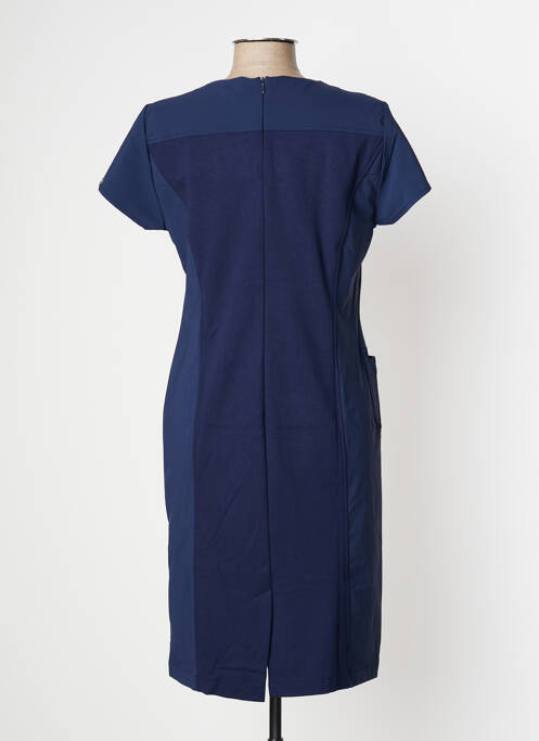 Robe mi-longue bleu FELINO pour femme