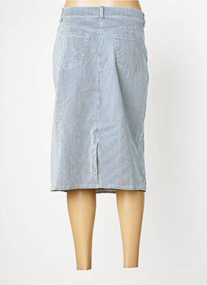 Jupe mi-longue stretch bleu GERRY WEBER femme