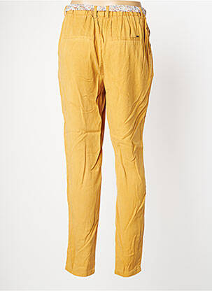 Pantalon slim taille élastique taille normale beige DEELUXE femme