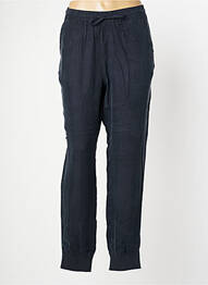Pantalon droit taille élastique taille normale bleu SUPERDRY femme