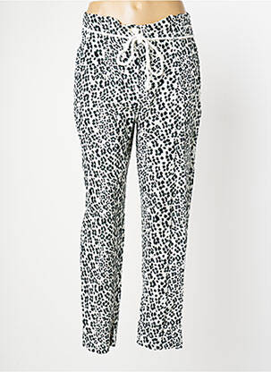 Pantalon slim taille haute taille haute noir DEELUXE femme