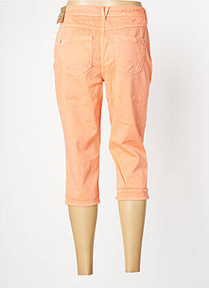 Pantacourt stretch taille normale orange CECIL femme