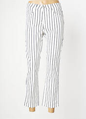 Pantalon 7/8 blanc SIGNE NATURE pour femme seconde vue
