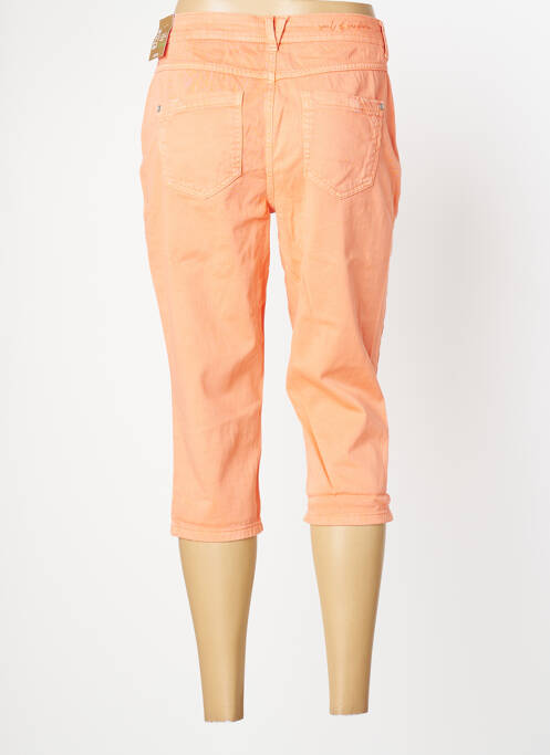 Pantacourt stretch taille normale orange CECIL femme