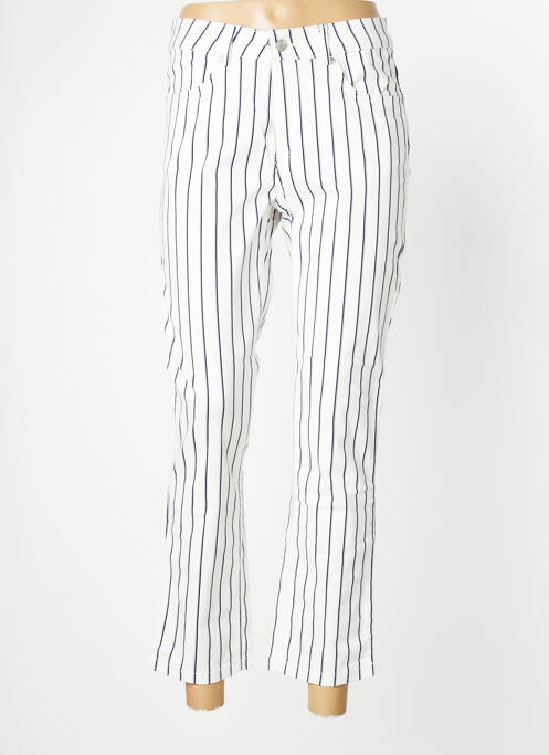 Pantalon 7/8 blanc SIGNE NATURE pour femme