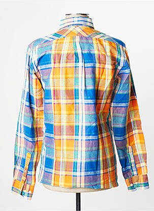 Chemise manches longues manches longues bleu EL GANSO homme