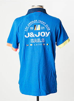 Polo coupe droite manches courtes bleu J&JOY homme