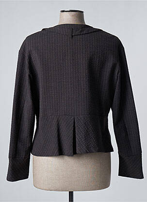 Veste casual col rond marron COCO MENTHE femme
