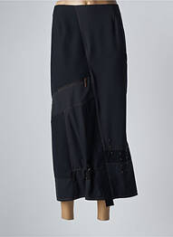 Jupe mi-longue coupe droite noir UN POINT C EST TOUT femme