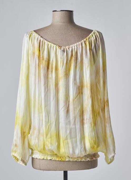 Blouse jaune TROIS KA pour femme