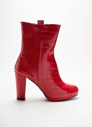 Bottines/Boots rouge CASSIS COTE D'AZUR pour femme