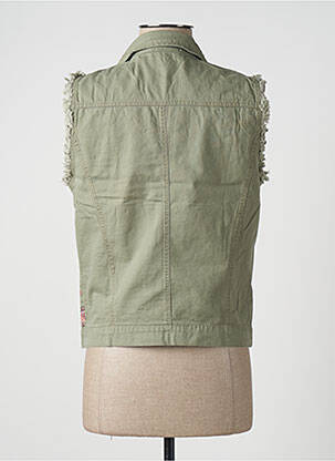 Veste casual coupe droite vert MISS KOO femme