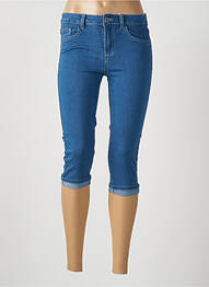 Corsaire stretch taille normale bleu X-MAX femme