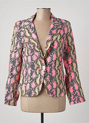 Blazer rose MADE IN ITALY pour femme