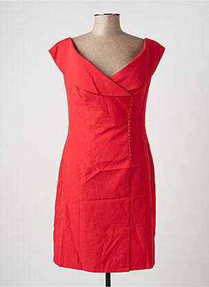 Robe mi-longue rouge ASHWI pour femme