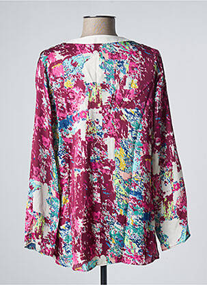 Blouse imprimé fleurs manches longues rouge SCARLET ROOS femme