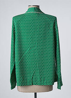 Blazer col châle vert QUINZE HEURES TRENTE femme