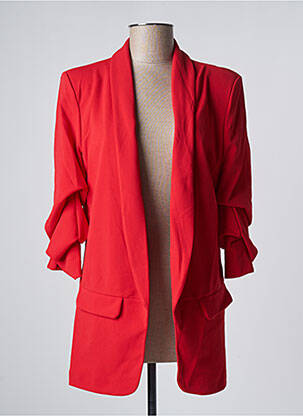 Blazer rouge MADE IN ITALY pour femme