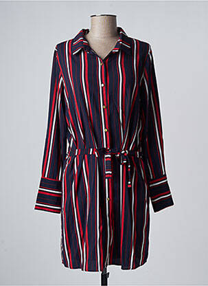 Robe courte manches longues manches longues bleu ATELIER JAD femme