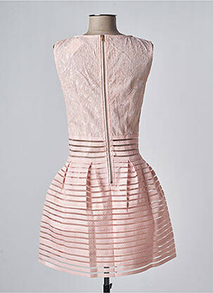 Robe courte sans manche sans manche rose CHOKLATE femme