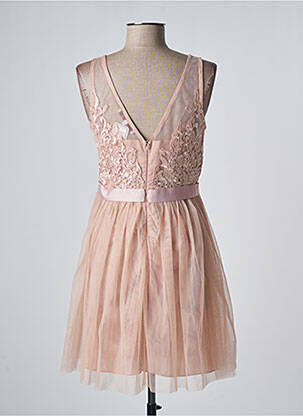 Robe mi-longue sans manche sans manche rose CHOKLATE femme