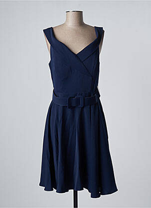 Robe courte bleu ASHWI pour femme