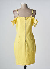 Robe courte jaune JUS D'ORANGE pour femme seconde vue