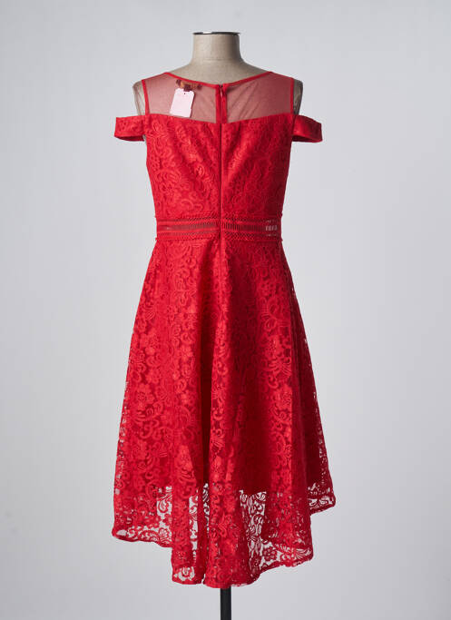 Robe mi-longue rouge ASHWI pour femme