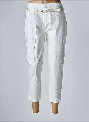 Pantalon 7/8 blanc CHIC & JEUNE pour femme