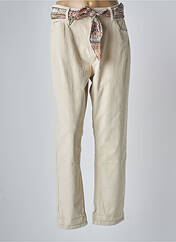 Pantalon droit beige ONADO pour femme seconde vue