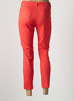 Pantalon 7/8 stretch taille basse orange I.QUING femme