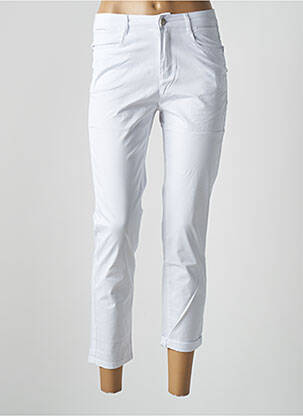 Pantalon 7/8 blanc I.QUING pour femme