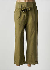 Pantalon 7/8 vert NEW COLLECTION pour femme seconde vue