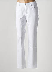 Pantalon slim blanc I.QUING pour femme seconde vue