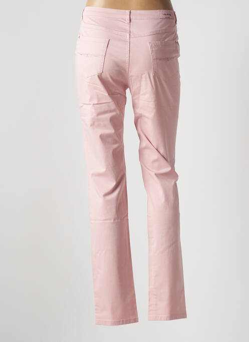 Pantalon slim rose I.QUING pour femme