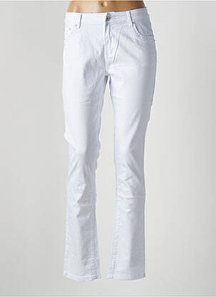 Pantalon droit blanc ONADO pour femme