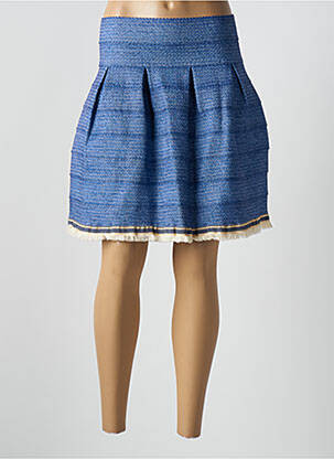 Jupe courte taille haute bleu CHOKLATE femme