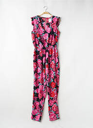 Combi-pantalon poches manches courtes rose EMMA ELLA femme