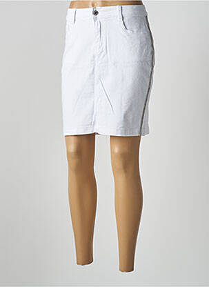 Jupe courte blanc ZAC & ZOE pour femme