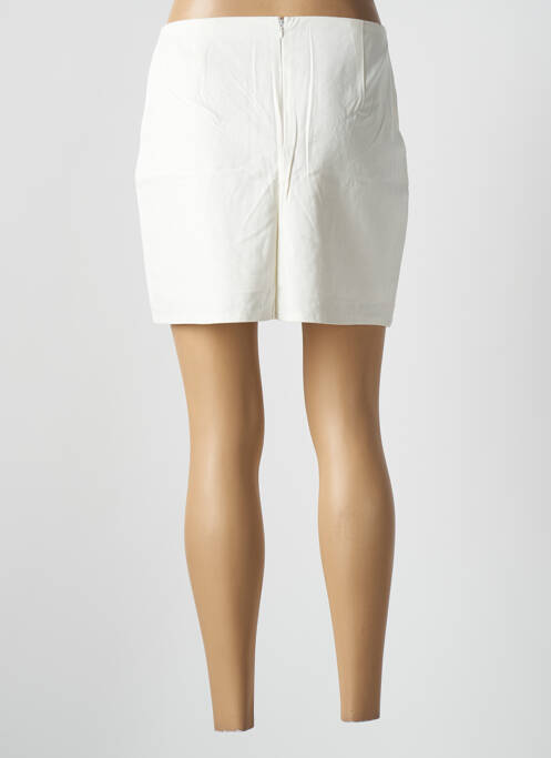 Jupe courte blanc MISS KOO pour femme